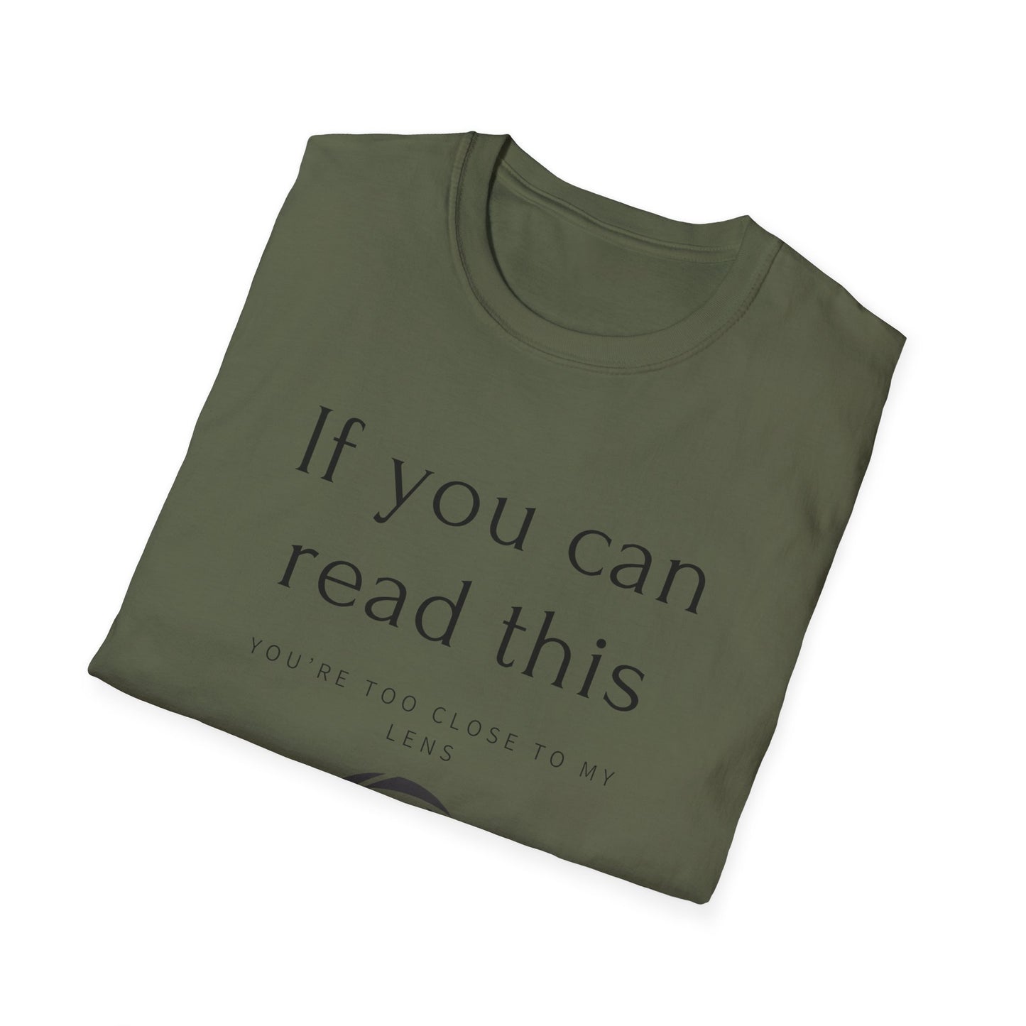 📸 "If You Can Read This, You’re Too Close to My Lens – Het T-shirt voor Fotografen met Humor!" 😄