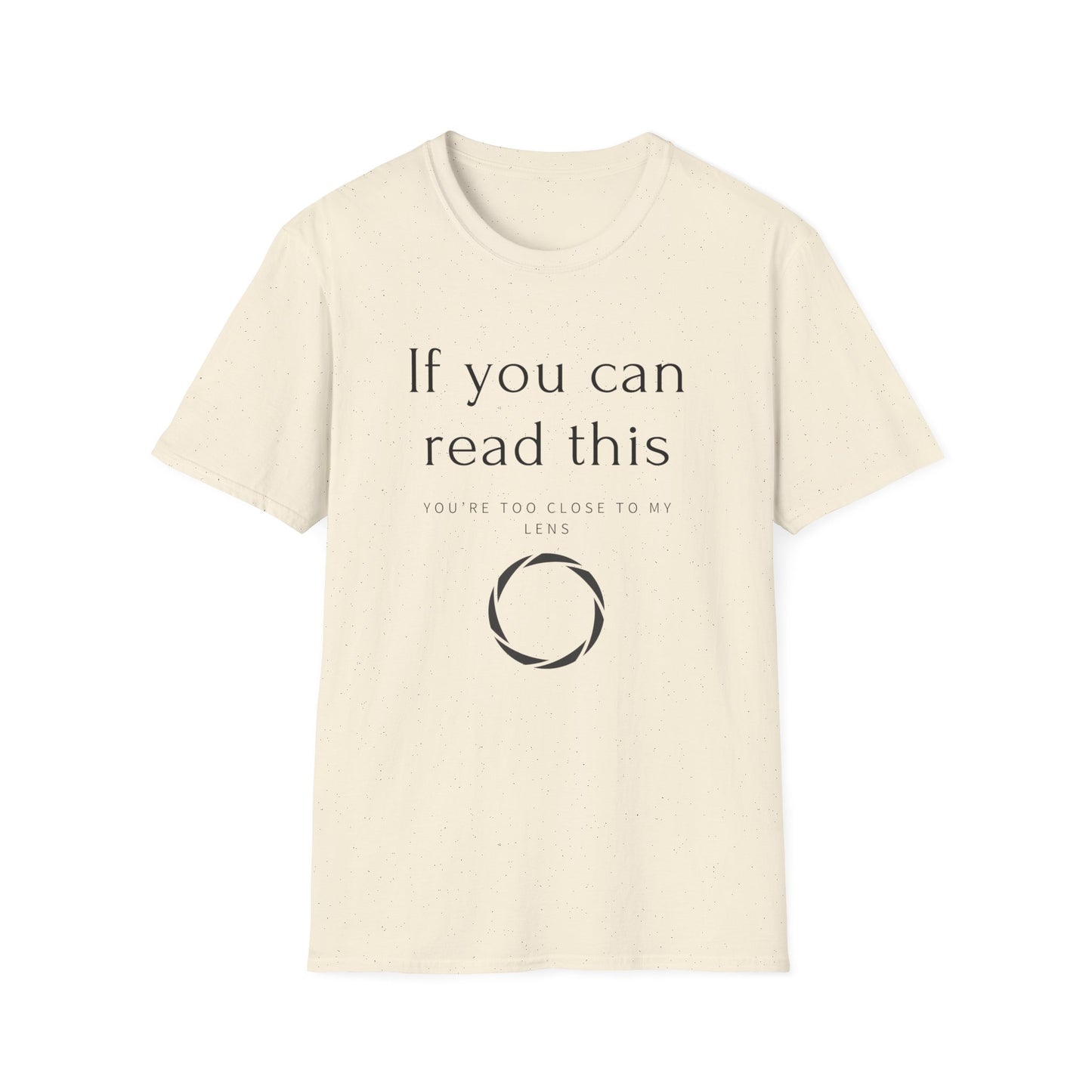 📸 "If You Can Read This, You’re Too Close to My Lens – Het T-shirt voor Fotografen met Humor!" 😄