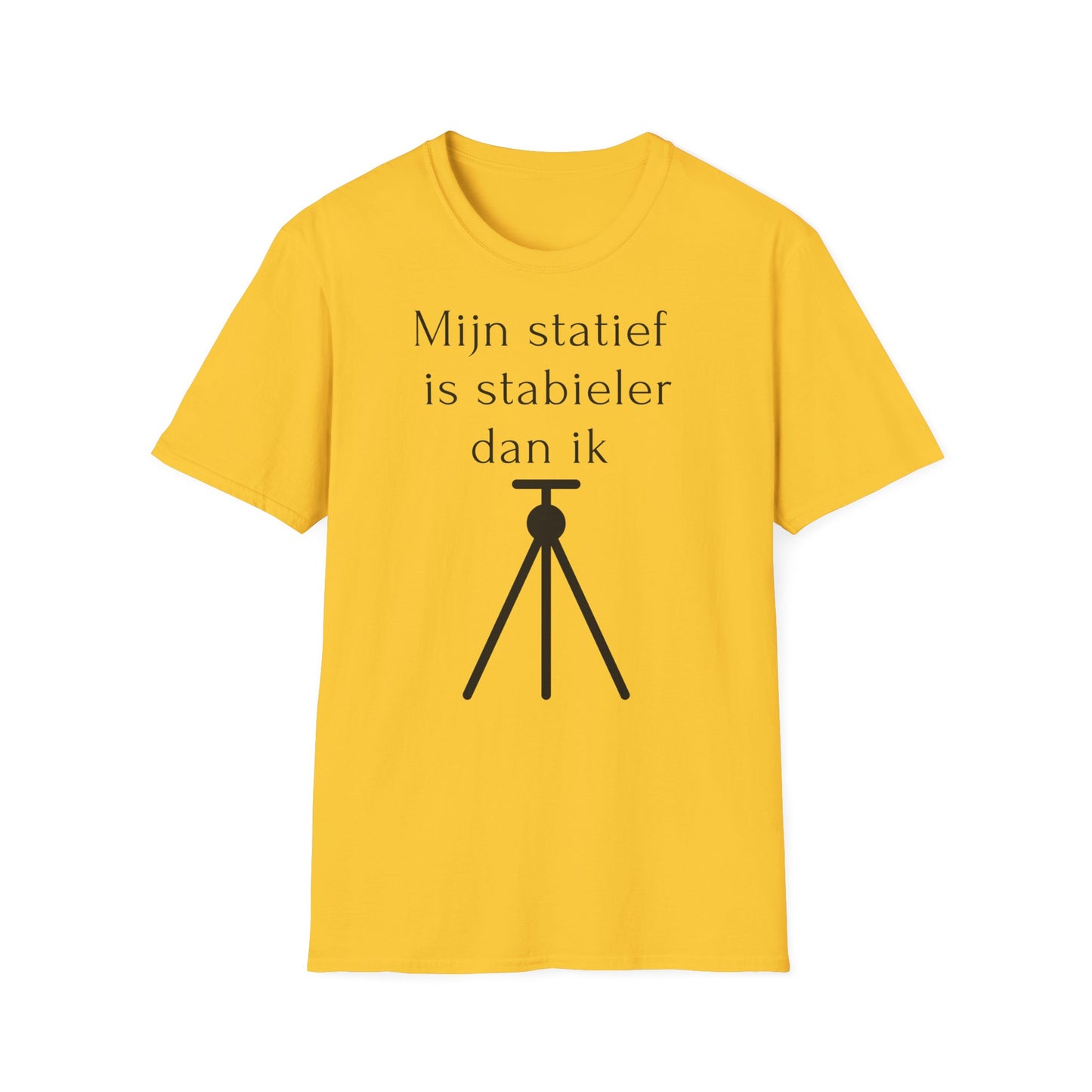 t-shirt 😂 "Mijn Statief Is Stabieler Dan Ik  📸
